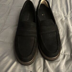 Indigo Black Ladies Loafers